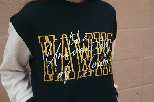 U Iowa Outline Crewneck