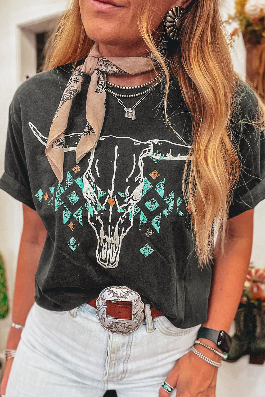 Aztec Bull Tee