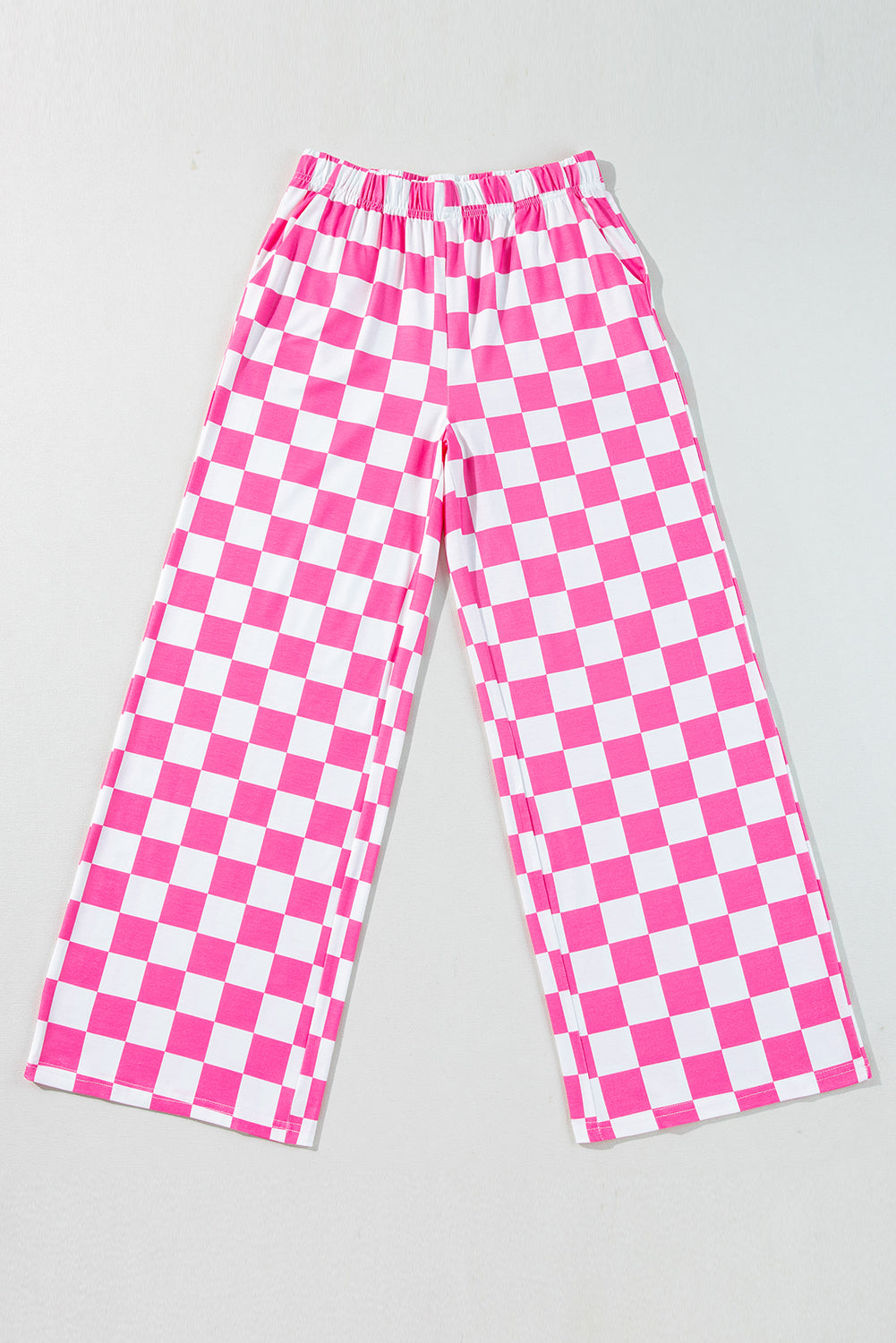 Pink Checkered Pant