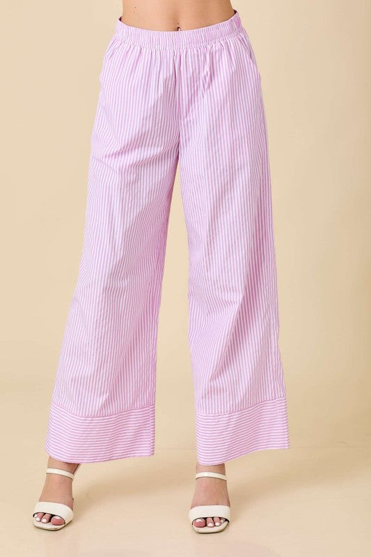 Patsy Pink Stripe Pant