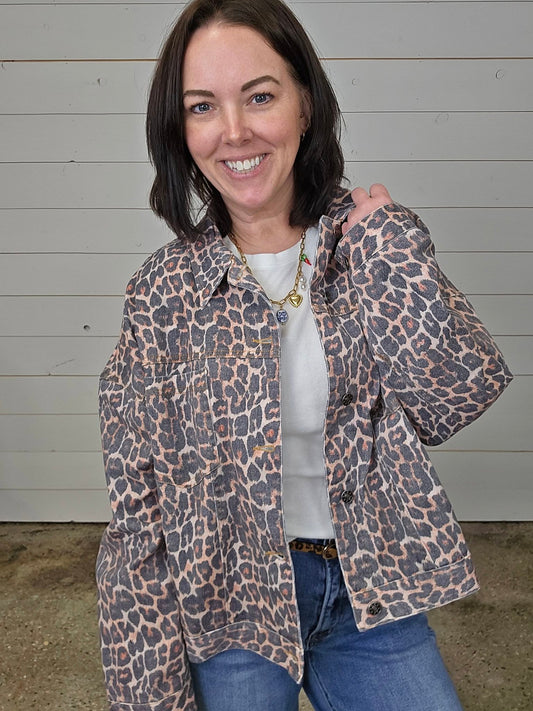 Leopard Work Jacket