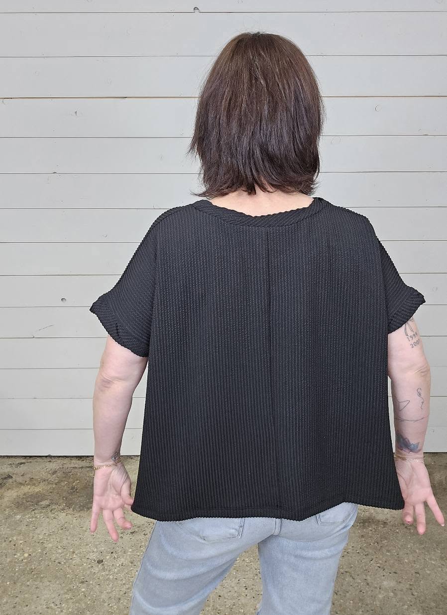 Textured Corded Top