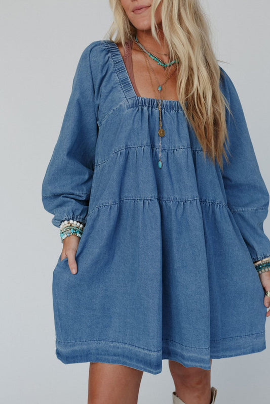 Loose Denim Dress