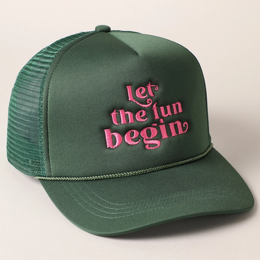 Fun Begin Trucker Hat