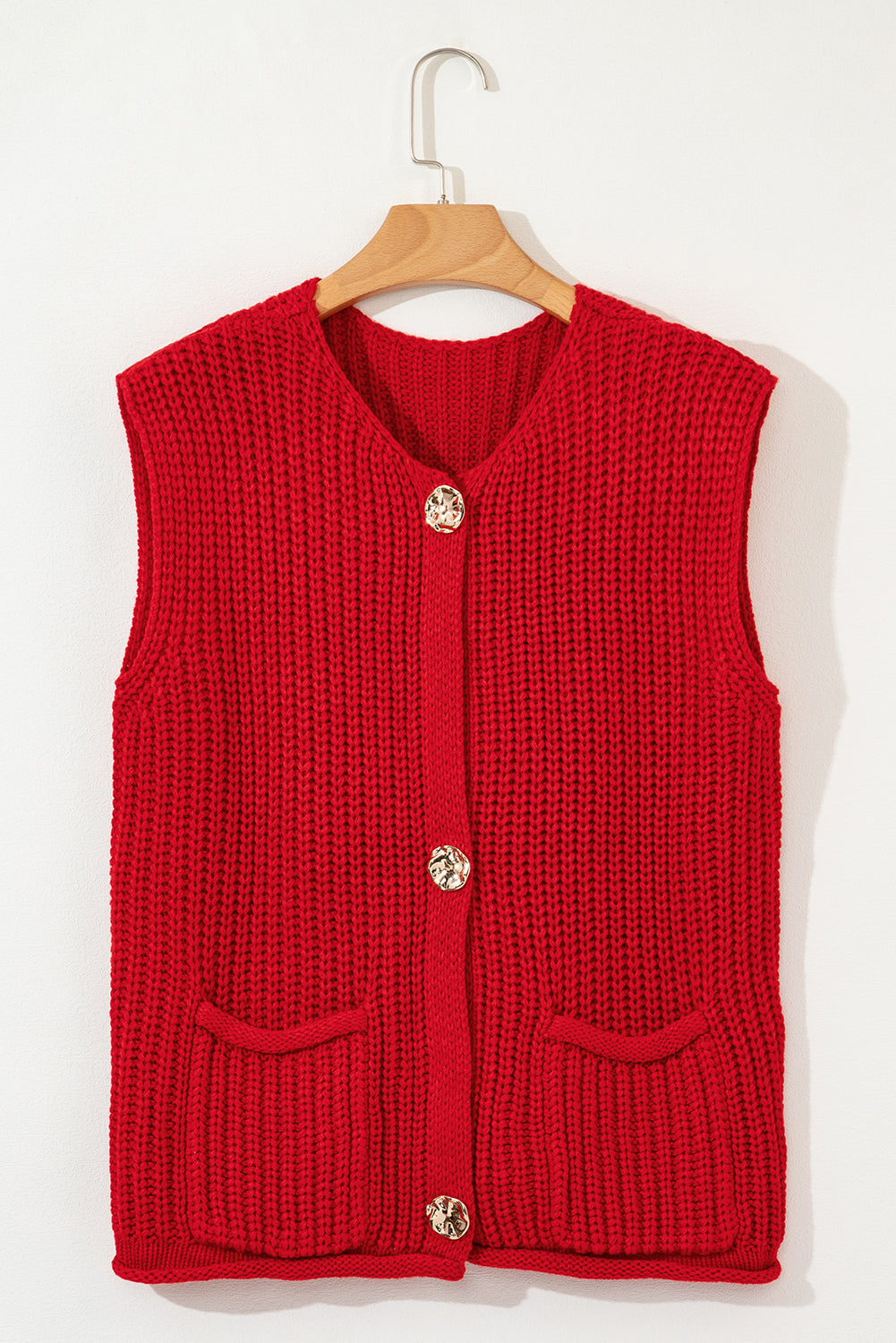 Red Sweater Vest