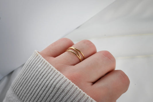 Layered Gold Ring