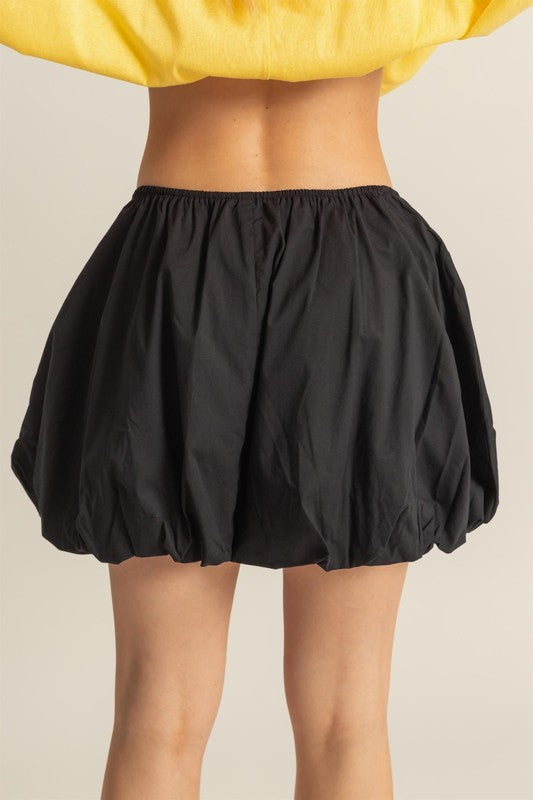 Bubble Black Skirt