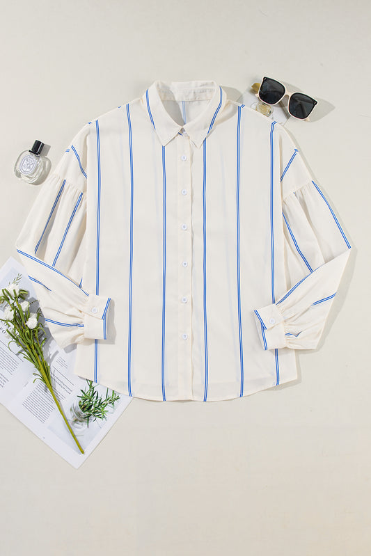 Blue Stripe Blouse