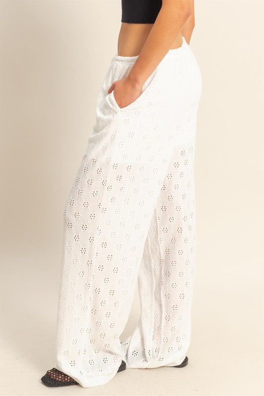 Ellie Eyelet Pant