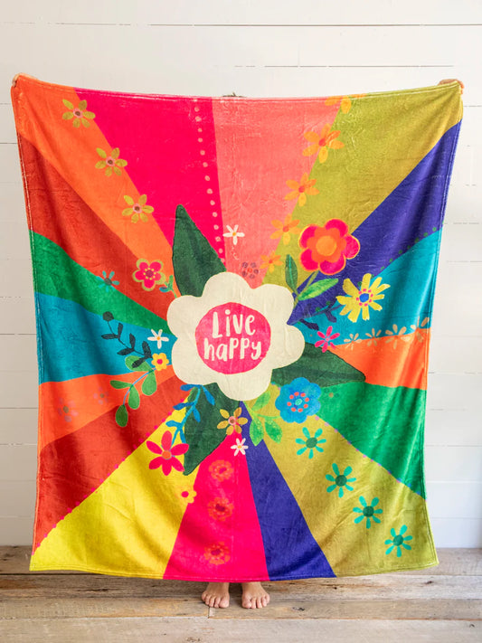 Live Happy Blanket