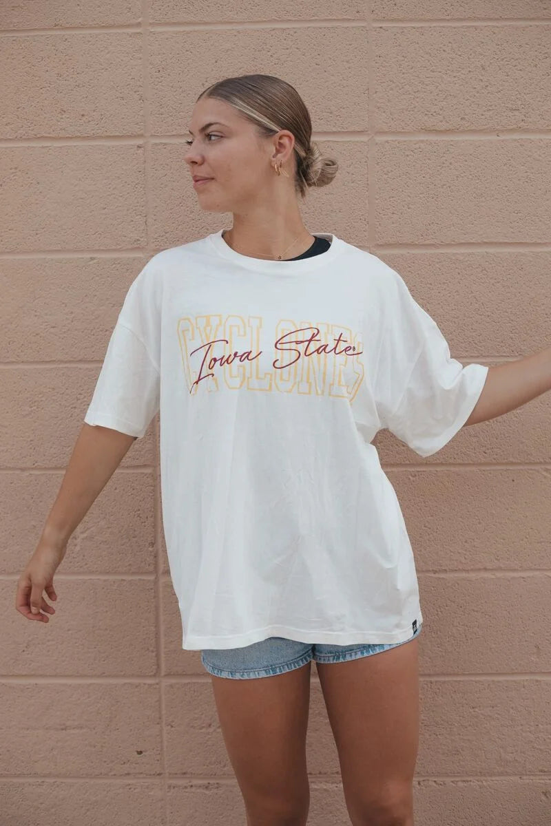 ISU White Tee