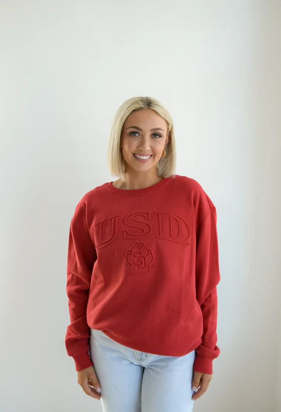 USD Red Crewneck