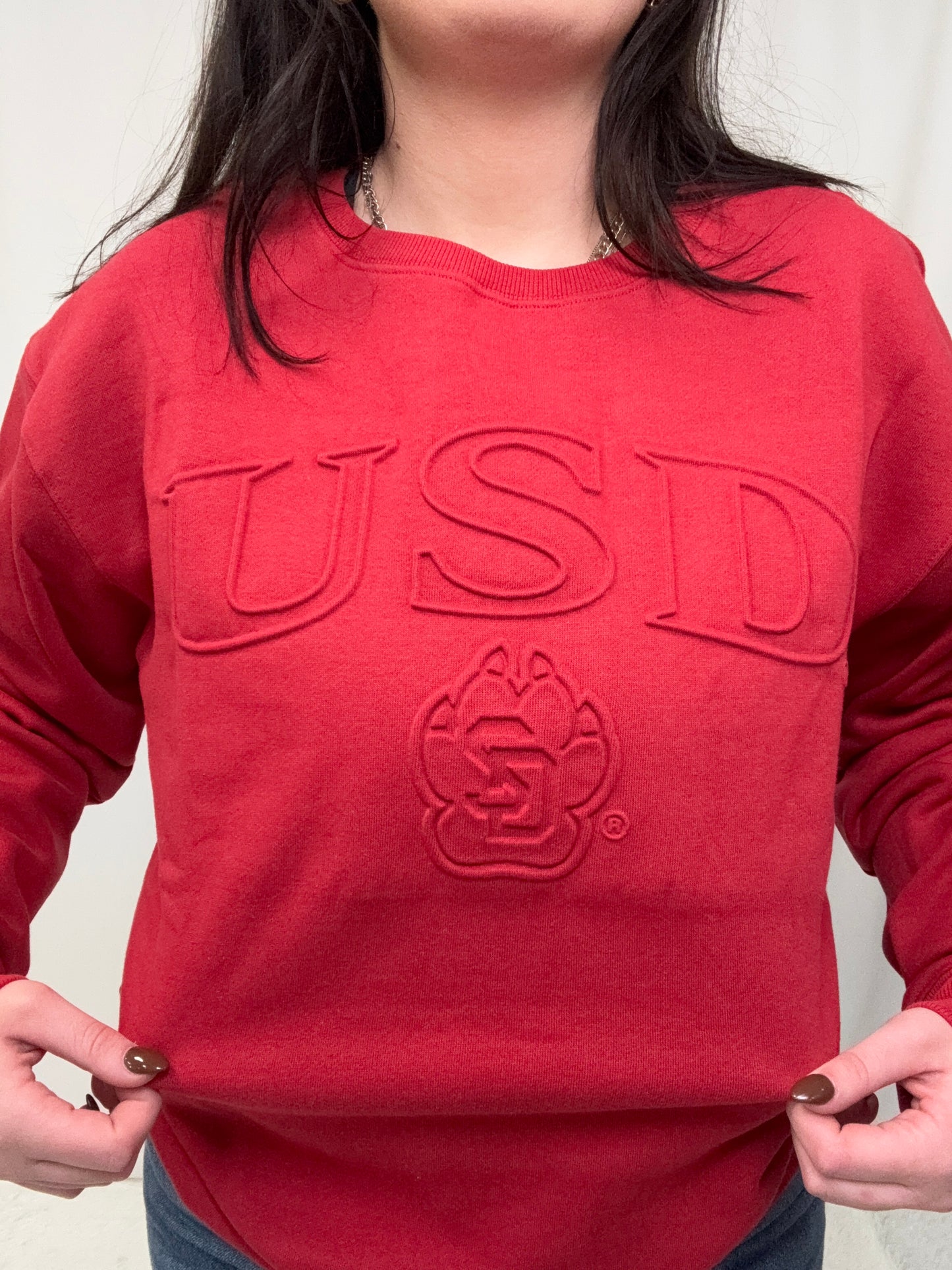 USD Red Crewneck