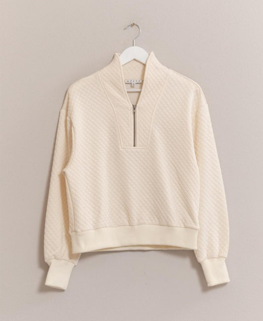 Quilted Pullover