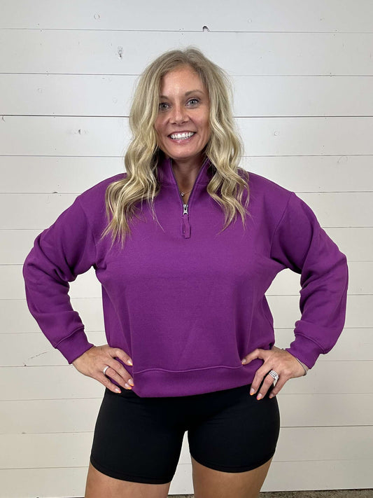 Half Zip Sweatshirt