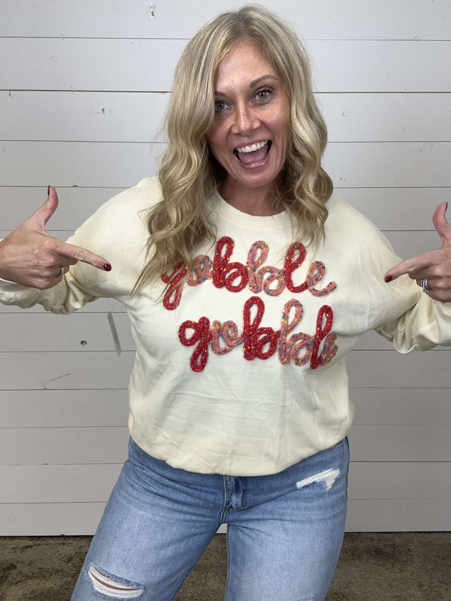 Gobble Gobble Sweatshirt - sale