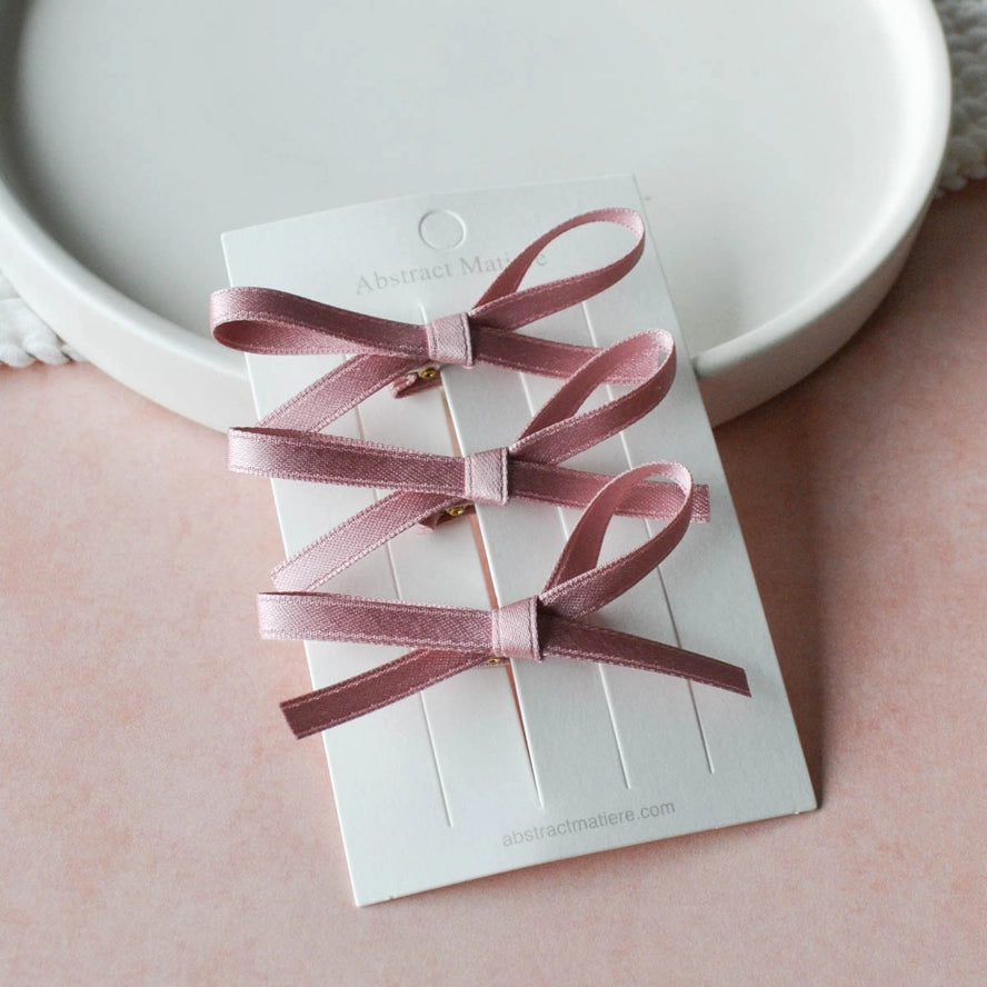 Satin Ribbon Clip SET - sale