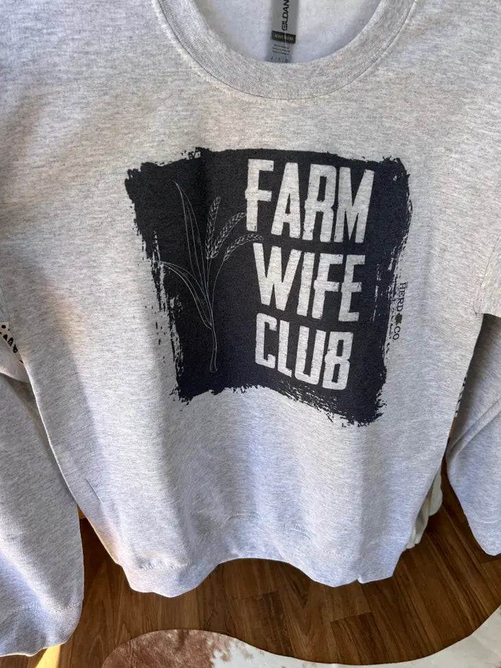 Farm Wife Club Crewneck - sale