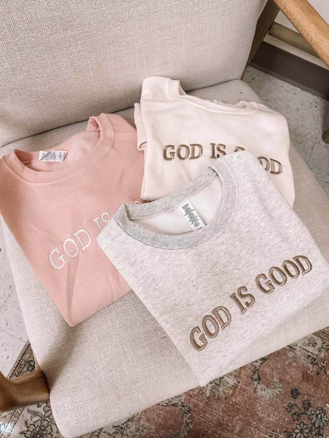 God Is Good Crewneck - sale