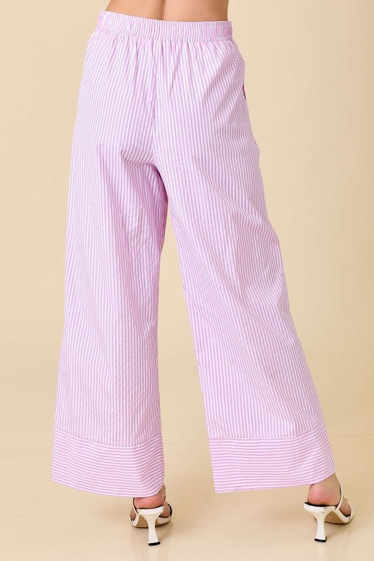 Patsy Pink Stripe Pant