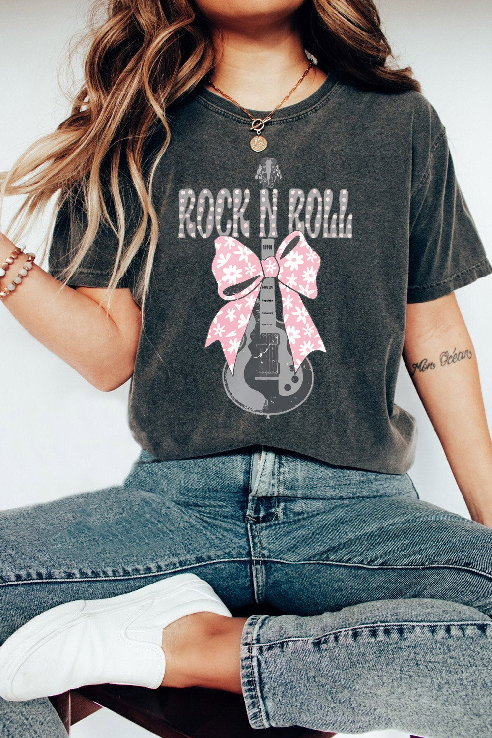 Rock and Roll Bow Tee